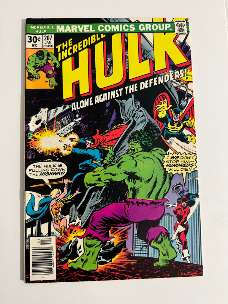 INCREDIBLE HULK #207 VF+