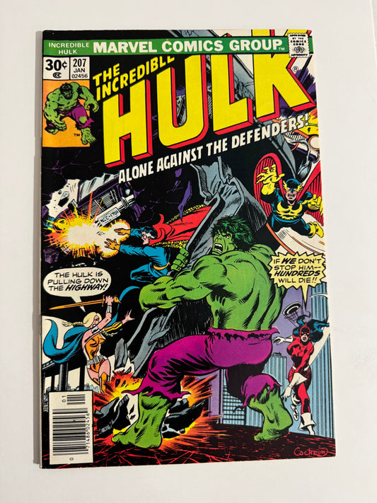 INCREDIBLE HULK #207 VF+