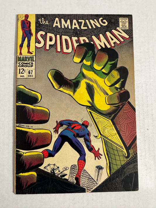 AMAZING SPIDER-MAN #67 FN+ 1ST APPEARANCE