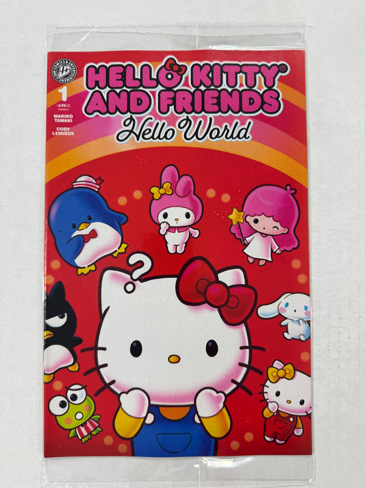 HELLO KITTY AND FRIENDS: HELLO WORLD! #1 NM (Sticker Book Inside)