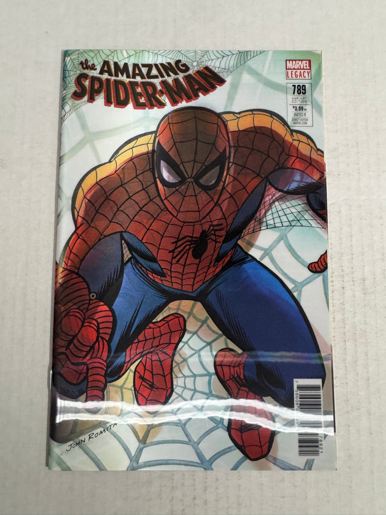 AMAZING SPIDER-MAN #789 NM Alex Ross John Romita Sr Lenticular Cover