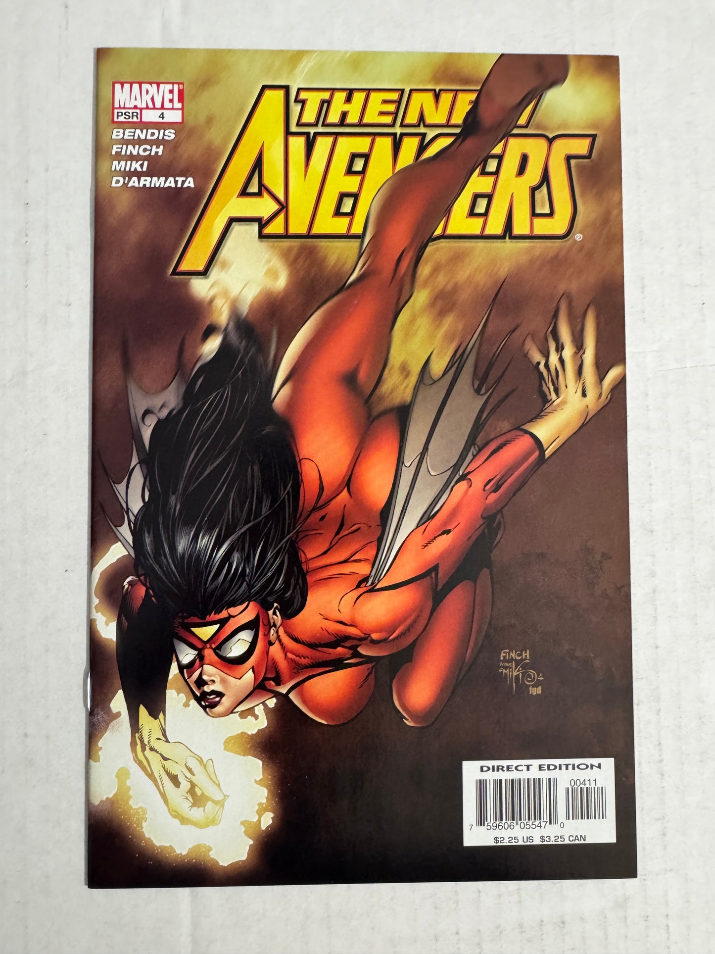 NEW AVENGERS #4 NM David Finch Cover 1ST APPEARANCE