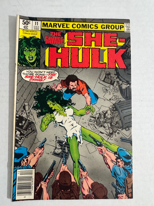 SAVAGE SHE-HULK #11 VF NEWSSTAND