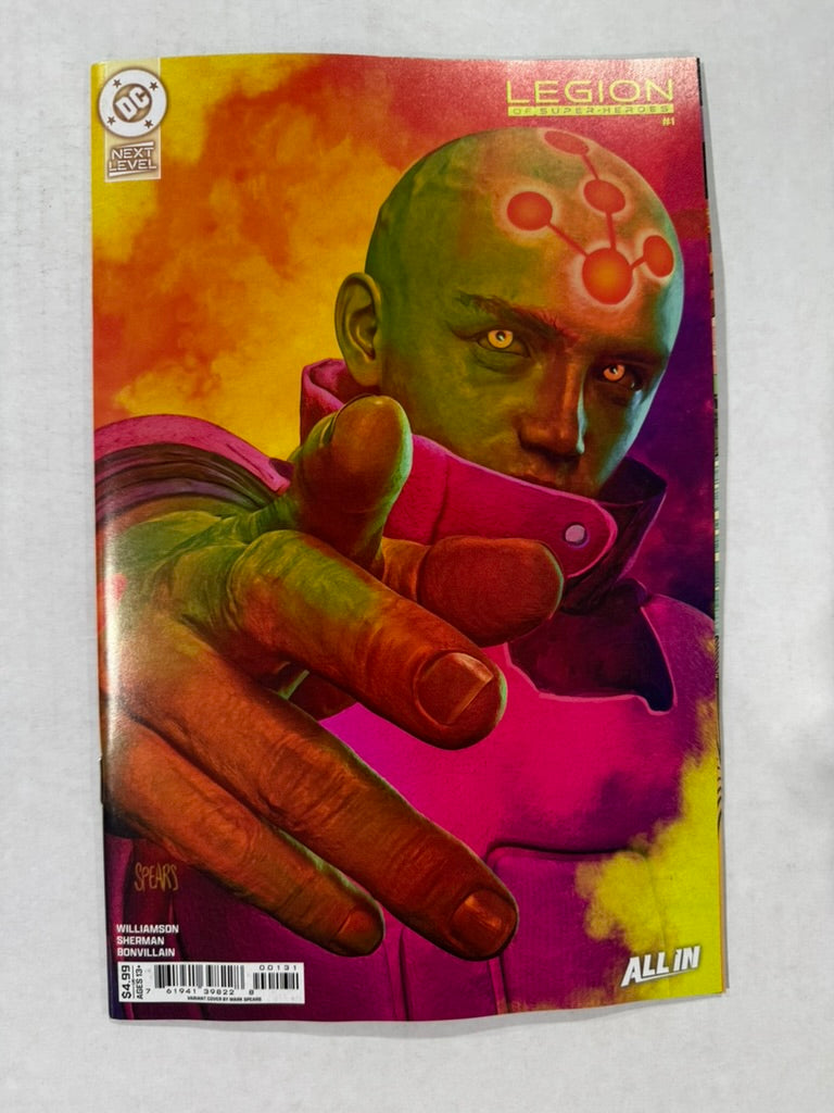 LEGION OF SUPER-HEROES #1 NM Cover C Mark Spears Variant