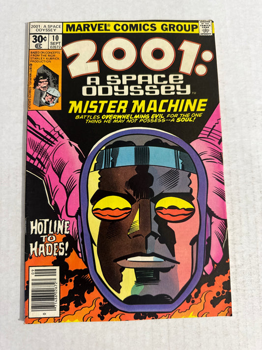 2001: A SPACE ODYSSEY #10 VG/FN Jack Kirby Cover