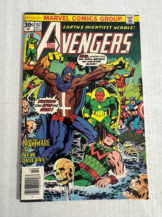 AVENGERS #152 VF/NM Jack Kirby Cover