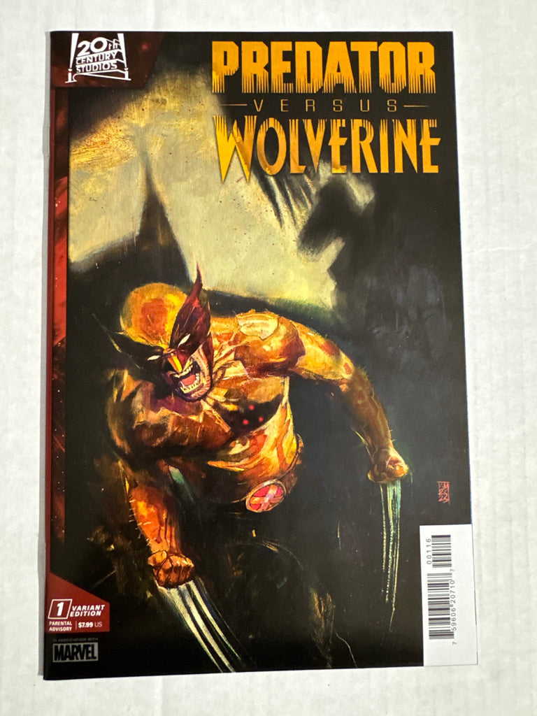 PREDATOR VERSUS WOLVERINE #1 NM 1:25 Alex Maleev Variant