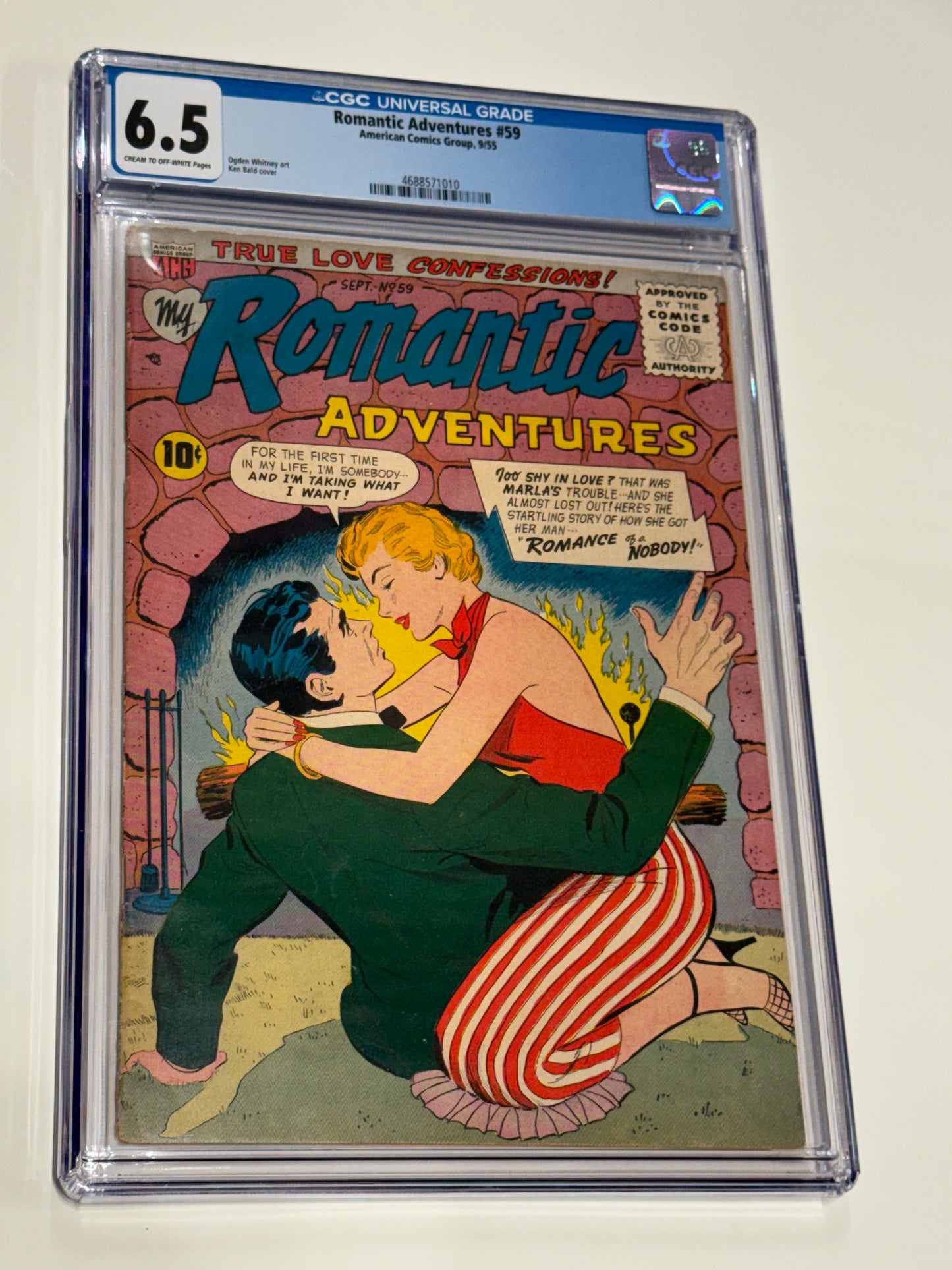 ROMANTIC ADVENTURES #59 CGC 6.5 Ken Bald Cover