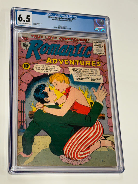ROMANTIC ADVENTURES #59 CGC 6.5 Ken Bald Cover