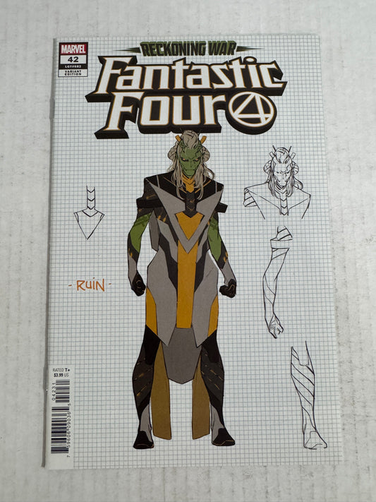 FANTASTIC FOUR #40 Vol 6  NM 1:10 Design Variant