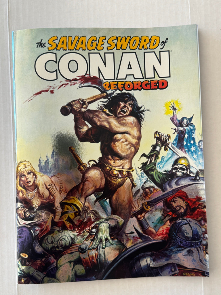 SAVAGE SWORD OF CONAN REFORGED #5 NM Norem Foil VARIANT
