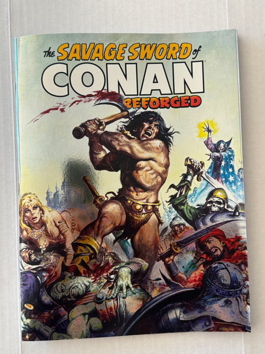 SAVAGE SWORD OF CONAN REFORGED #5 NM Norem Foil VARIANT