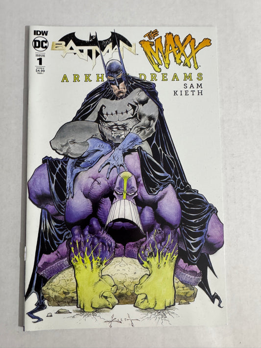 BATMAN THE MAXX Arkham Dreams #1 NM Sam Kieth B Variant