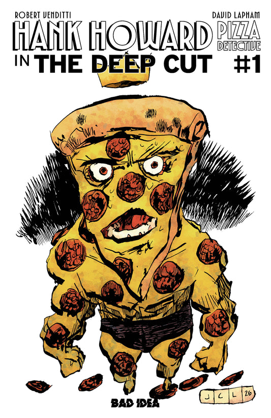 HANK HOWARD PIZZA DETECTIVE THE DEEP CUT #1 (ONE SHOT) CVR C PIZZA BY JESSE LONERGAN VAR