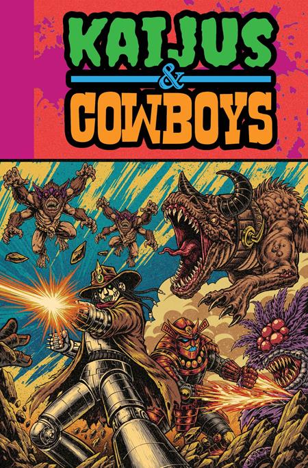 PRE-SALE: KAIJUS AND COWBOYS #3 (OF 12) CVR B FERXPAIN EC COMICS VAR
