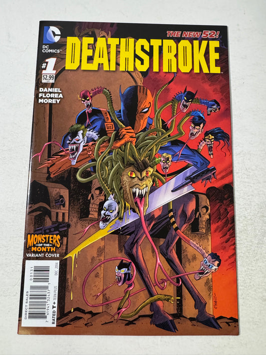 DEATHSTROKE #1 Vol 3 NM Monsters of The Month Kevin O'Neill Variant