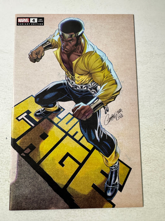 DAREDEVIL #4 Vol 7 NM J Scott Campbell Luke Cage Variant