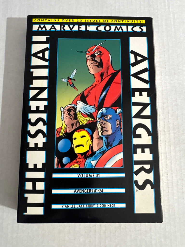MARVEL COMICS THE ESSENTIAL AVENGERS Vol 1 TPB VF+ OOP