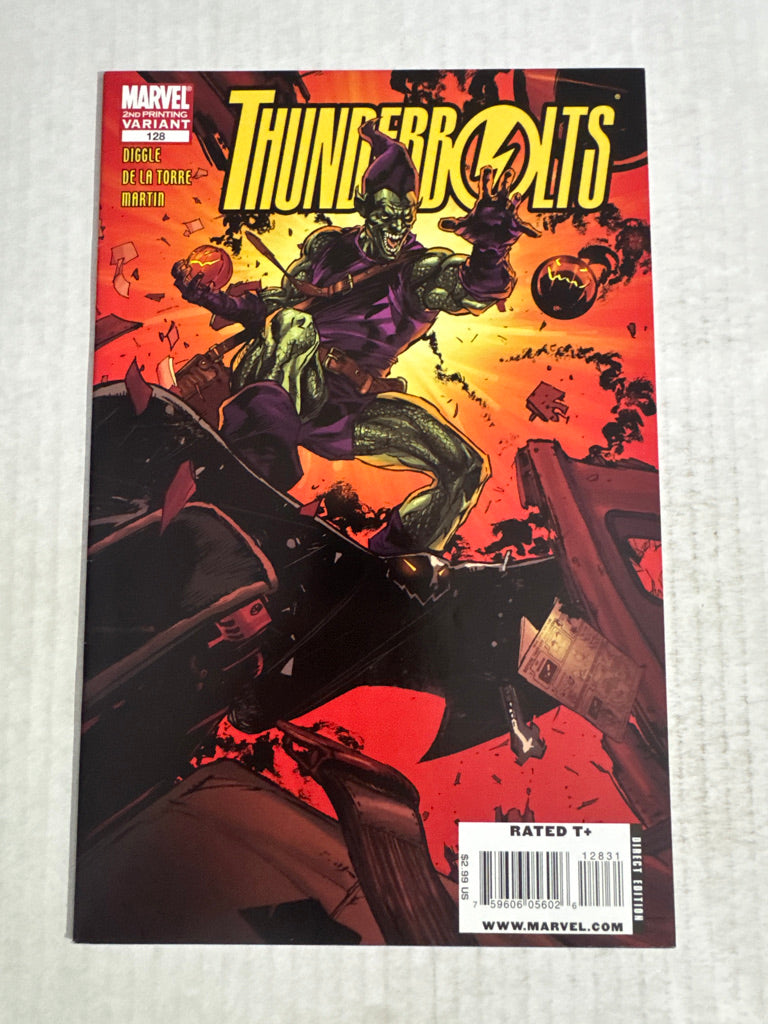 THUNDERBOLTS #128 VF/NM 2nd Print Variant