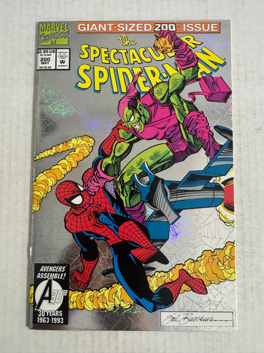 SPECTACULAR SPIDER-MAN #200 NM Foil Cover