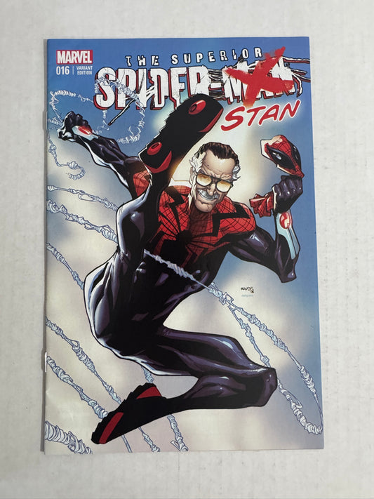 SUPERIOR SPIDER-MAN #16 VF- Humberto Ramos Fan Expo Stan Lee Variant