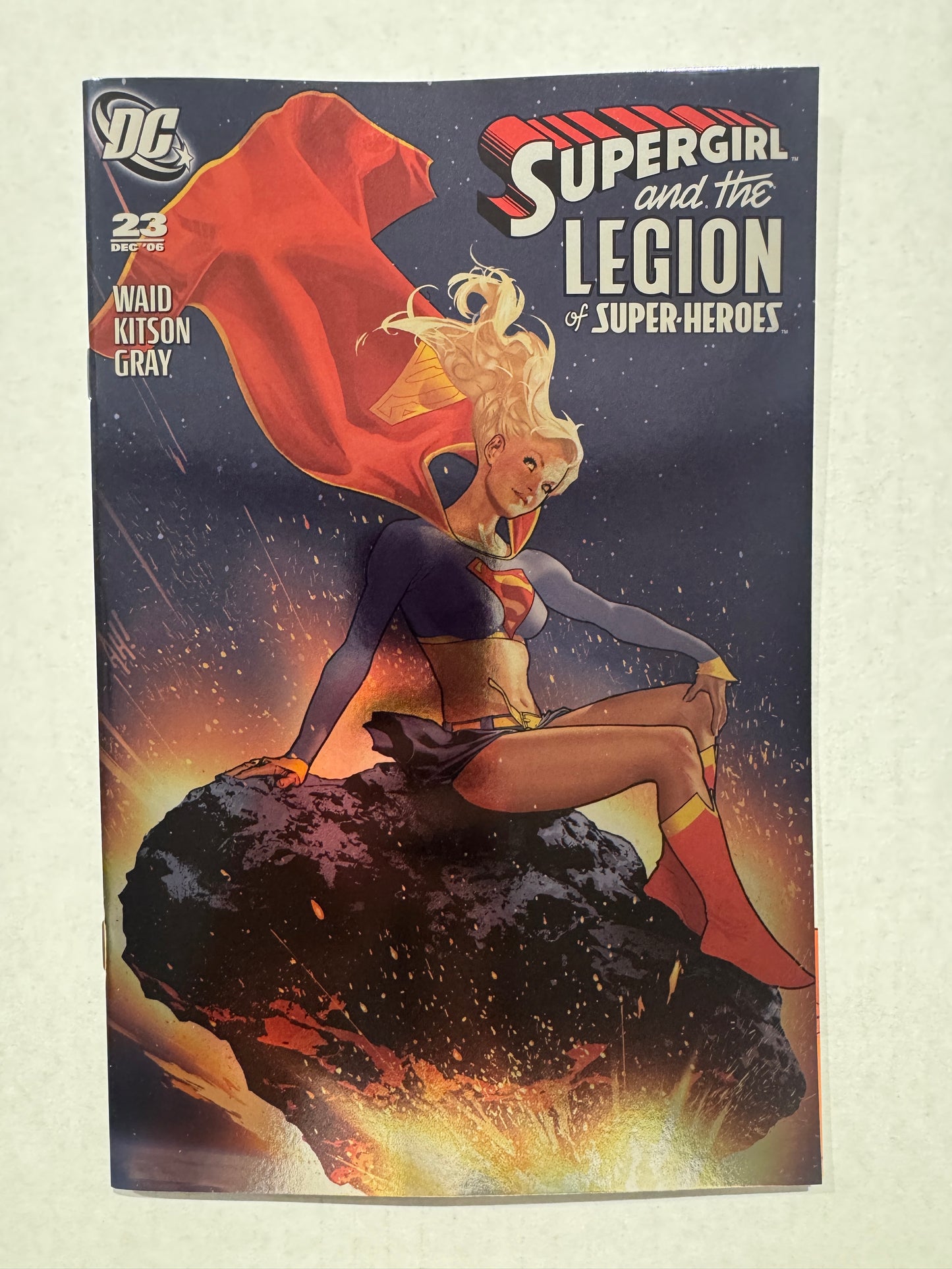 SUPERGIRL AND THE LEGION OF SUPER-HEROES #23 NM Adam Hughes Foil Facsimile VARIANT