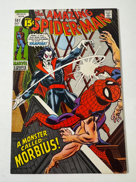 AMAZING SPIDER-MAN #101 FN+ 1ST APPEARNCE