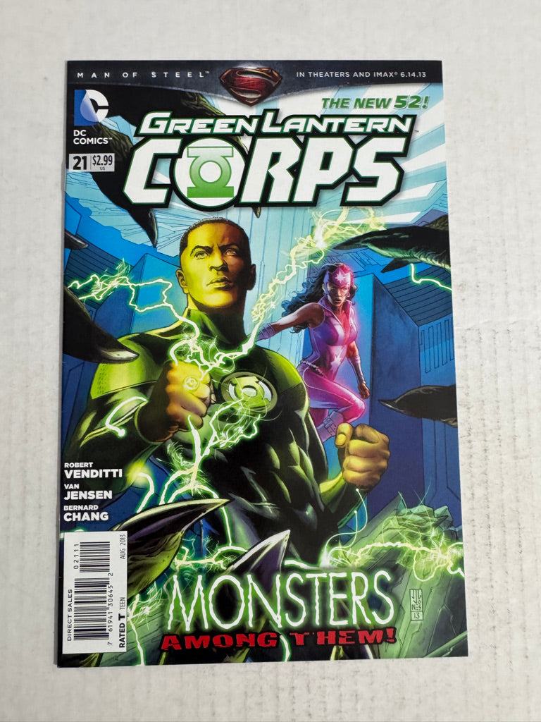 GREEN LANTERN CORPS #21 Vol 3 JG Jones Cover