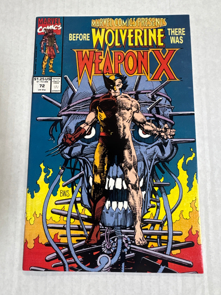 MARVEL COMICS PRESENTS #72 NM Barry Windsor-Smith Cover