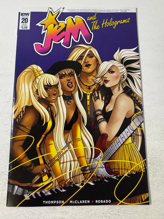 JEM AND THE HOLOGRAMS #10 NM Jen Bartel SUB Variant