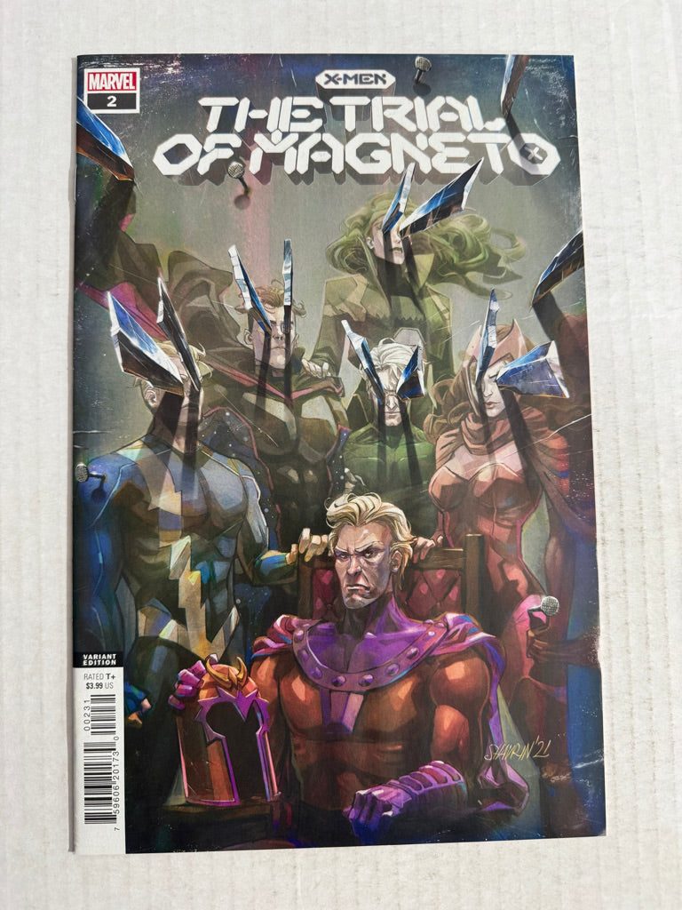 X-MEN THE TRIAL OF MAGNETO #2 NM Shavrin Variant