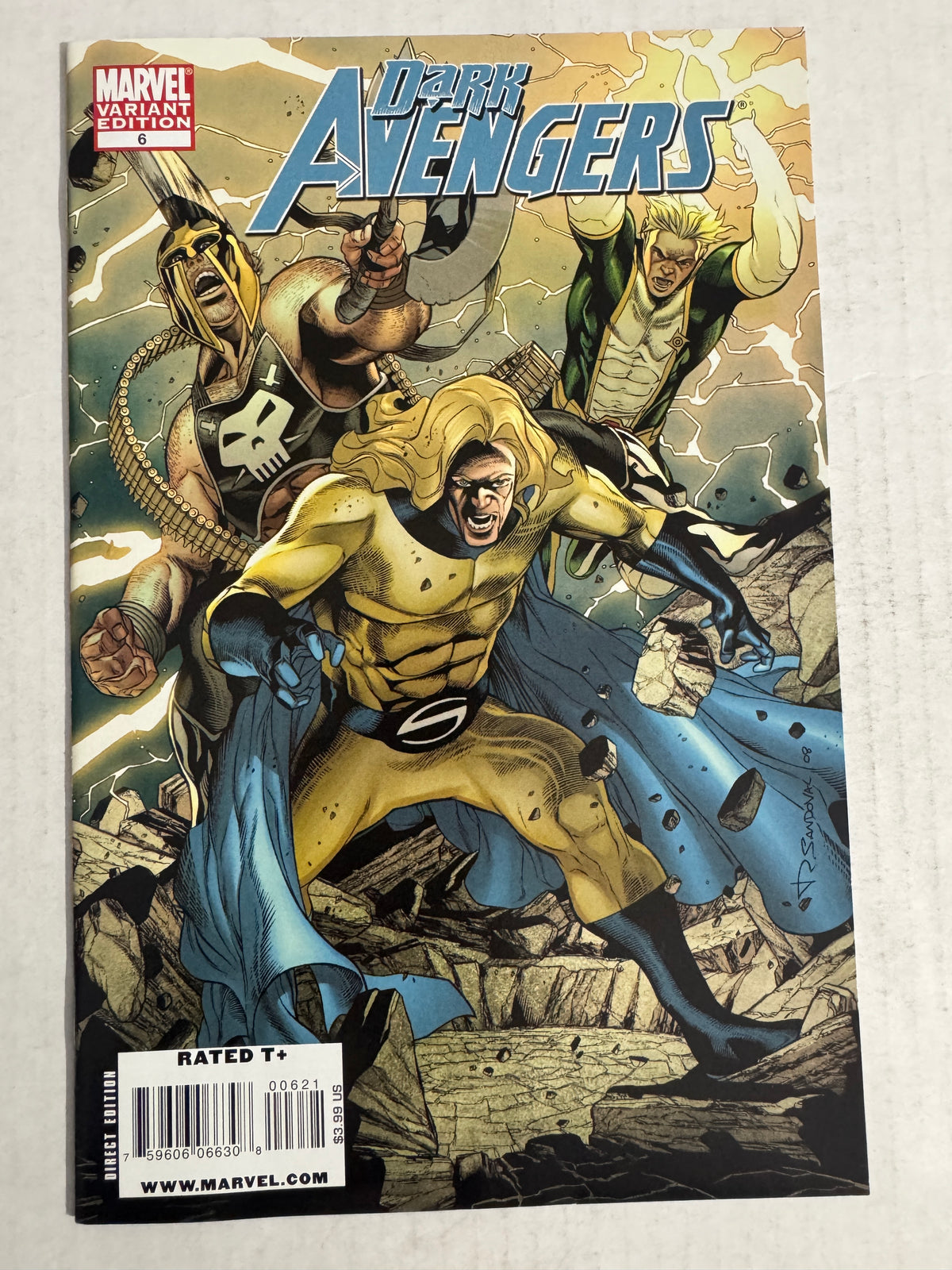 DARK AVENGERS #6 NM- 1:15 Sandoval Variant
