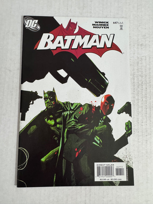 BATMAN #647 NM- Jock Cover W/ Card Insert