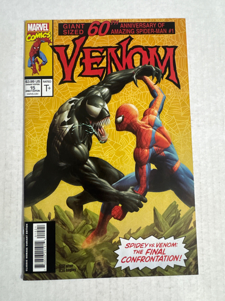 VENOM #15 Vol 5 NM Jonathan Tyler Christopher Homage Variant 1ST APPEARANCE
