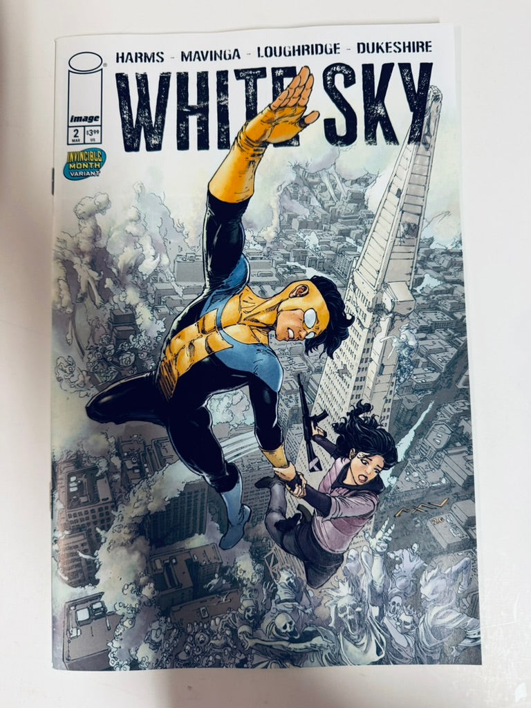 WHITE SKY #2 NM Cover C J. P. Mavinga Invincible Team-Up Variant