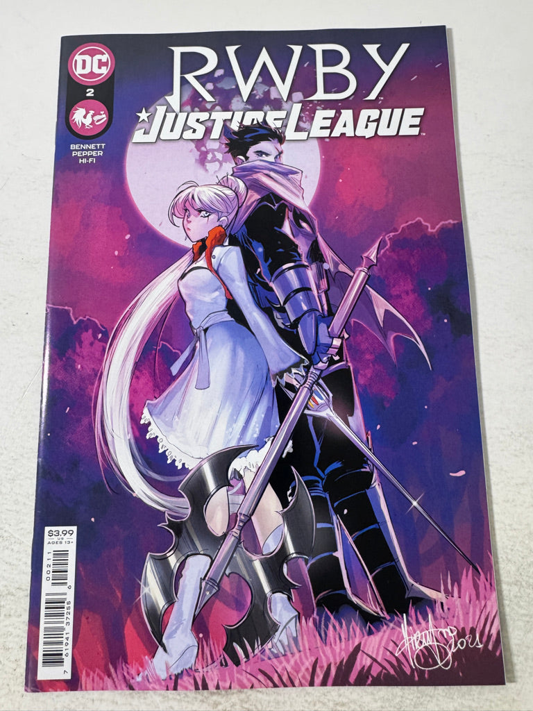 RWBY JUSTICE LEAGUE #2 NM Mirka Andolfo Cover