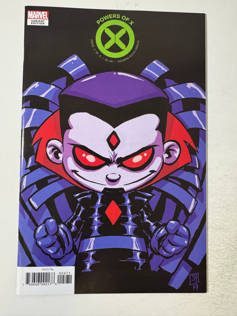POWERS OF X #4 NM Skottie Young Variant