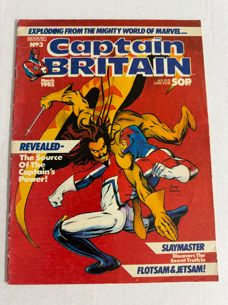 CAPTAIN BRITAIN #3 VG UK