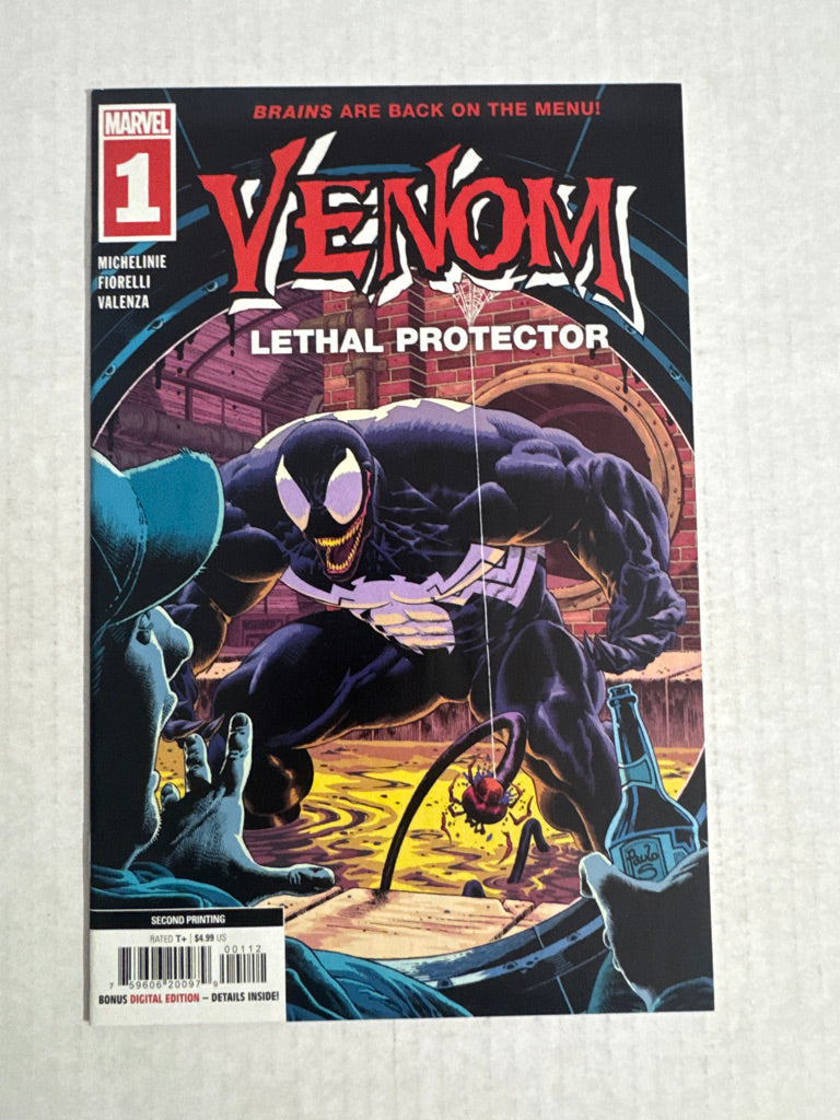 VENOM Lethal Protector Vol 2 #1 NM 2nd Print Variant