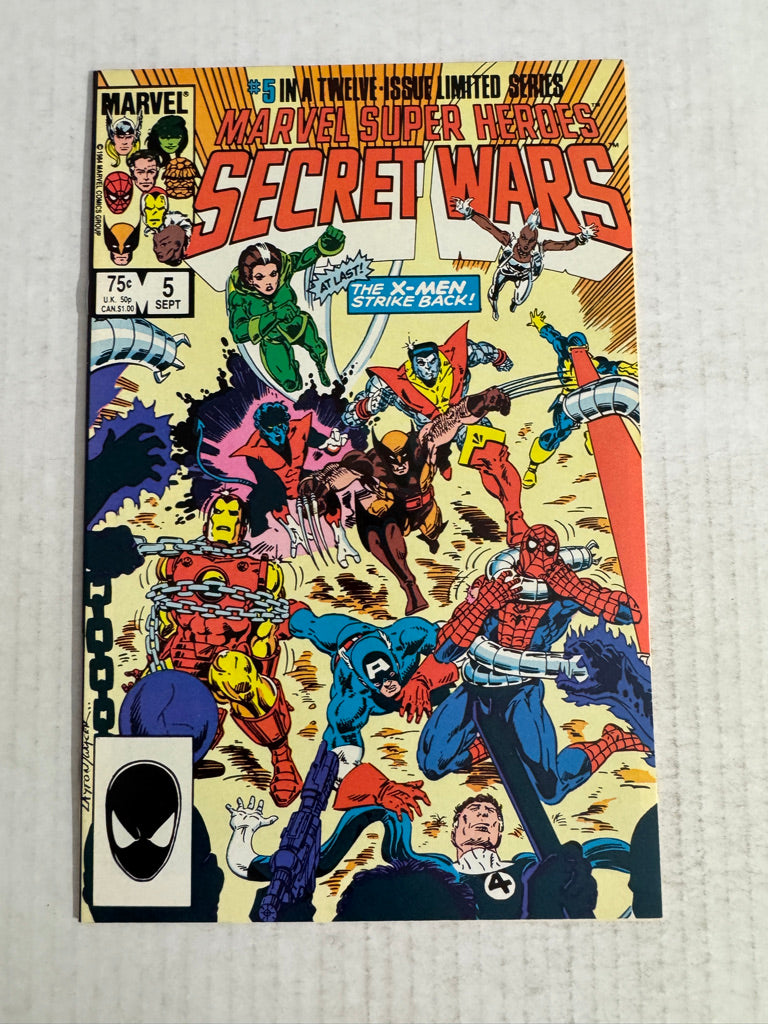 MARVEL SUPER HEROES SECRET WARS #5 Bob Layton Cover