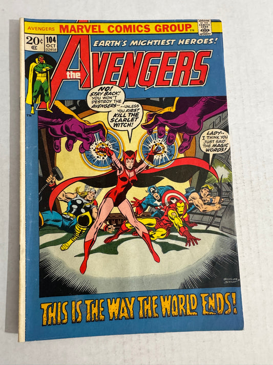 AVENGERS #104 VG+