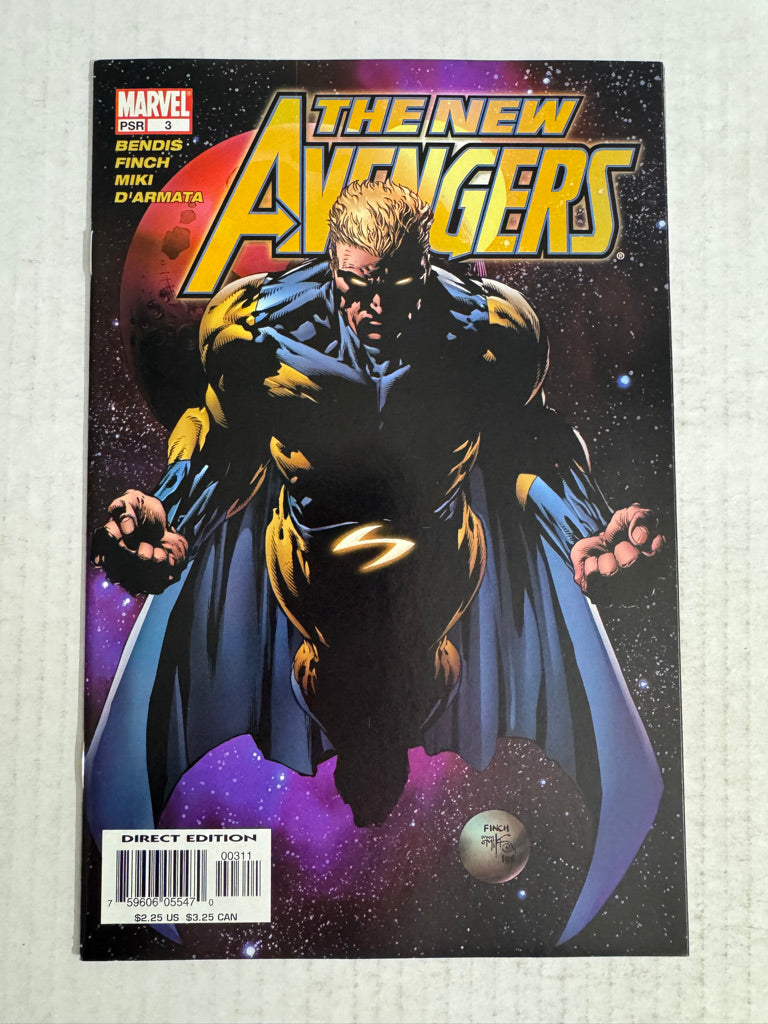 NEW AVENGERS #3 NM David Finch Cover
