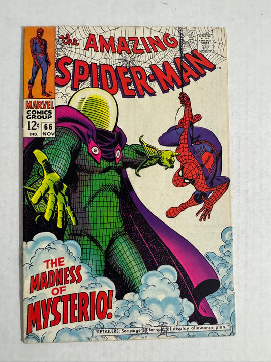 AMAZING SPIDER-MAN #66 VG+