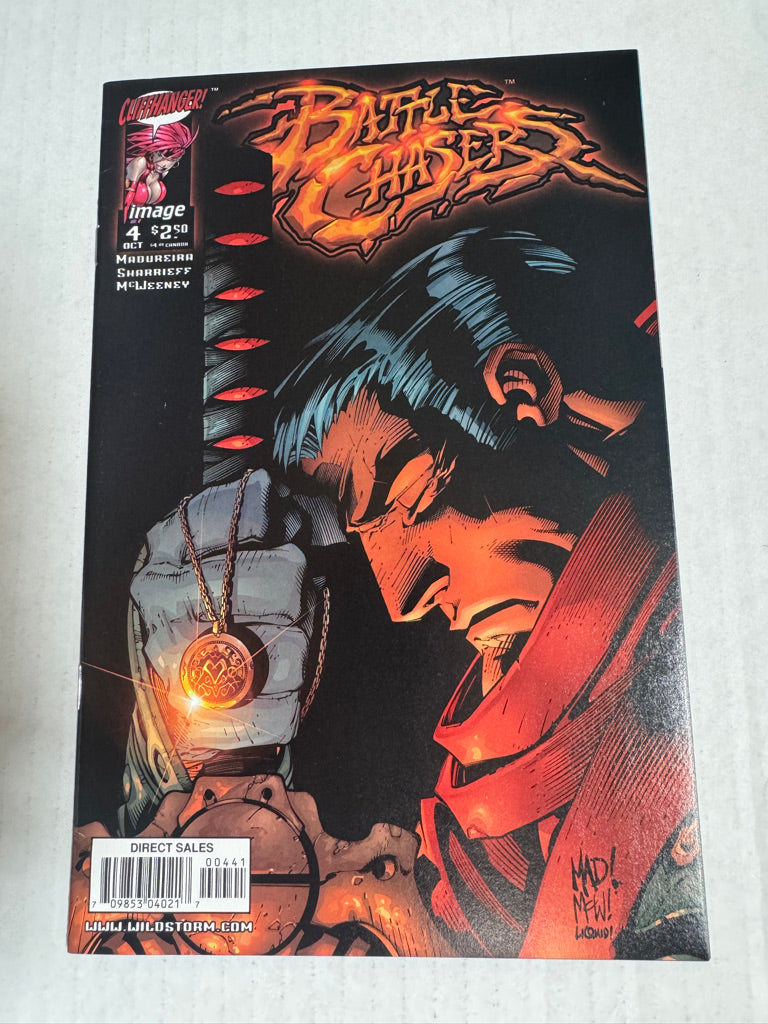 BATTLE CHASERS #4 VF Joe Madureira Garison Cover