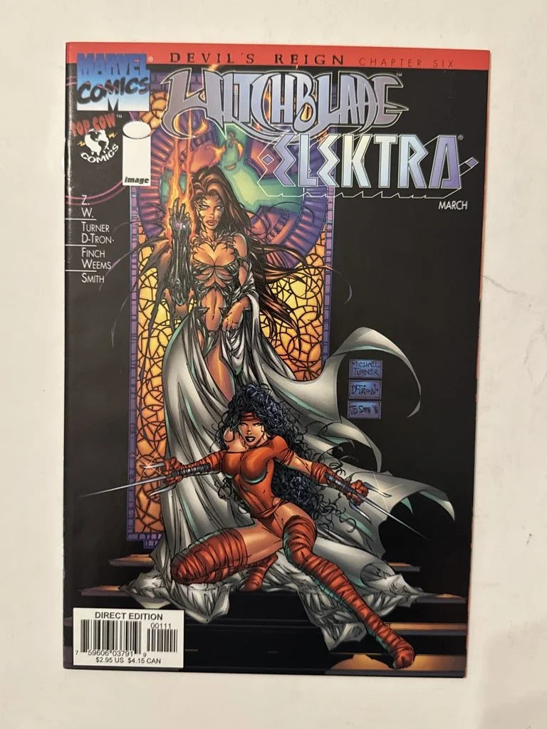 DEVIL'S REIGN WITCHBLADE ELEKTRA NM Michael Turner Cover