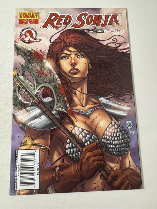 RED SONJA #24 NM Joe Prado B Variant (Dynamite)
