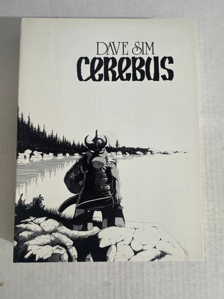 CEREBUS BOOK 1 TPB NM 1st Print SIGNED by Dave Sim W/ Head Sketch