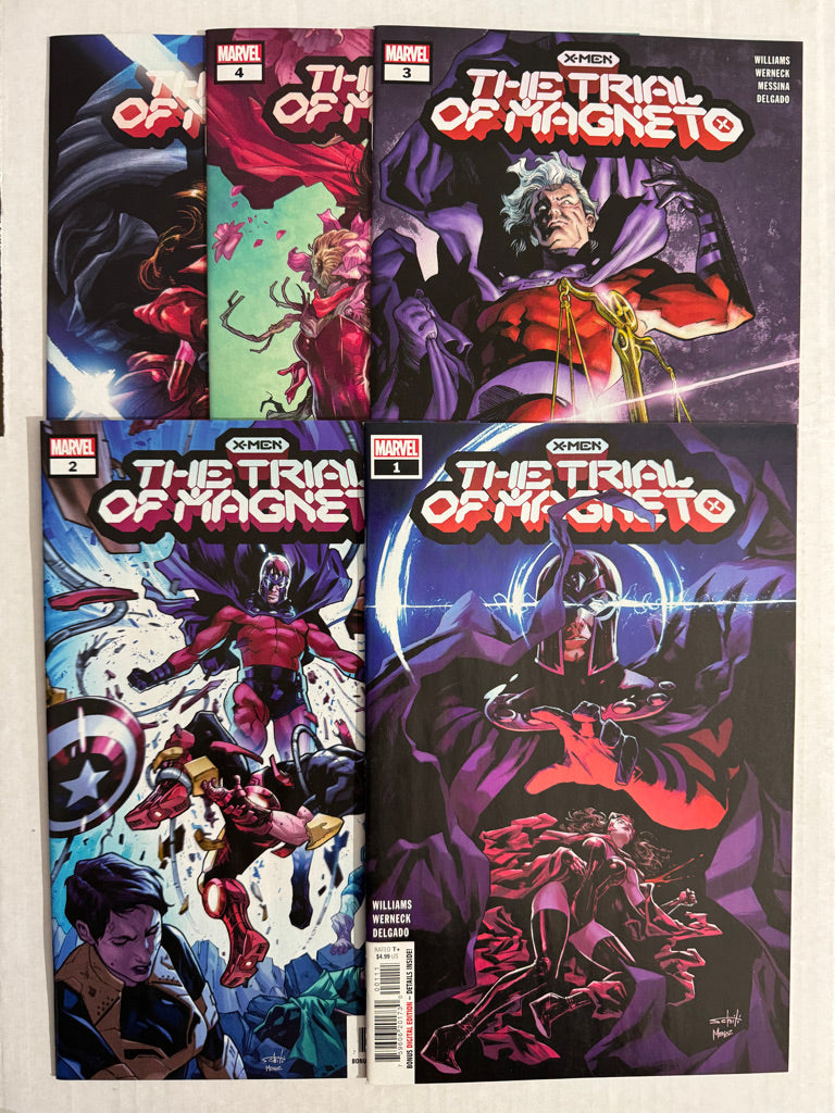 X-MEN THE TRIAL OF MAGNETO #1-5 NM SET