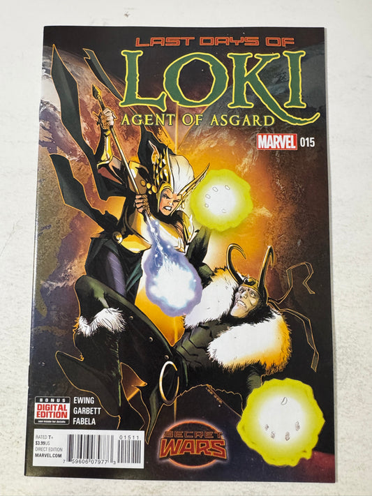 LOKI AGENT OF ASGARD #15 NM Lee Garbett Cover