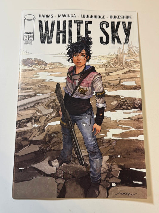 WHITE SKY #1 NM 2nd Print Variant